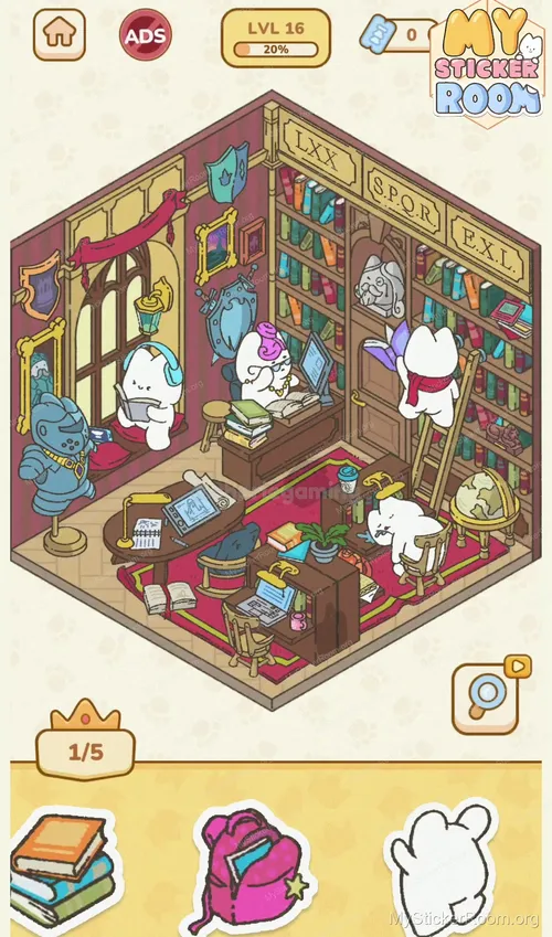 Sticker Room Page My Sticker Room All Level Walkthroughs