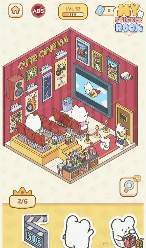 Sticker Room Page My Sticker Room Level 52 Solution & Walkthrough